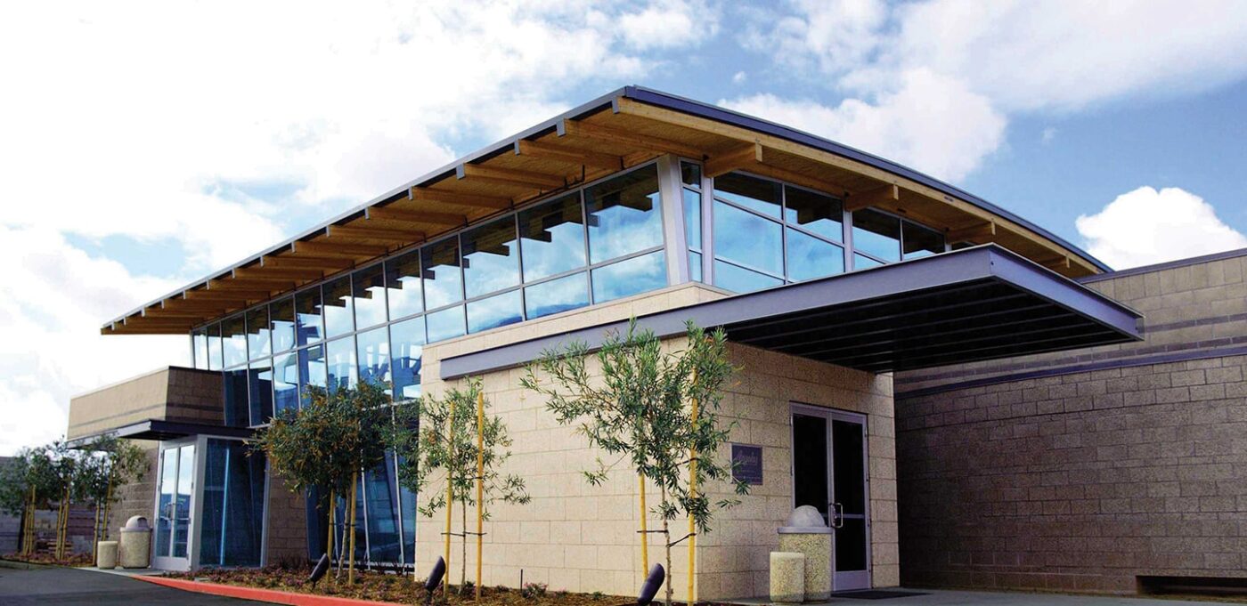 angelus block headquarters entrance