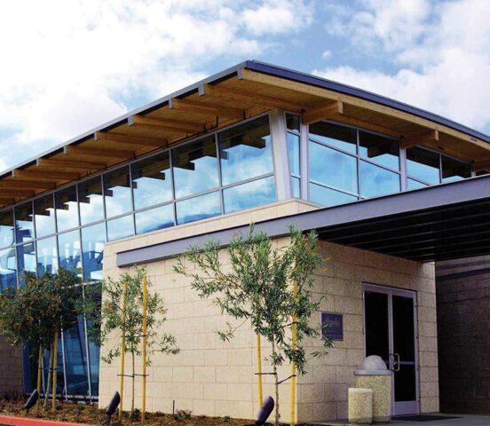 angelus block headquarters entrance
