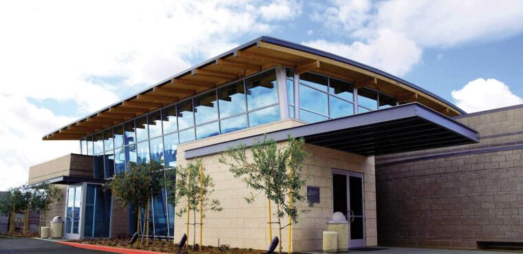 angelus block headquarters entrance