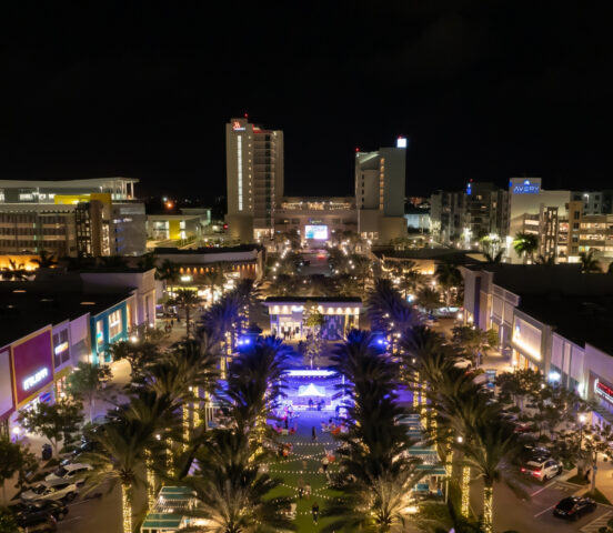 Drone view of Dania Point