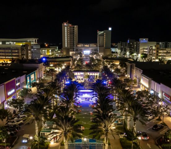 Drone view of Dania Point