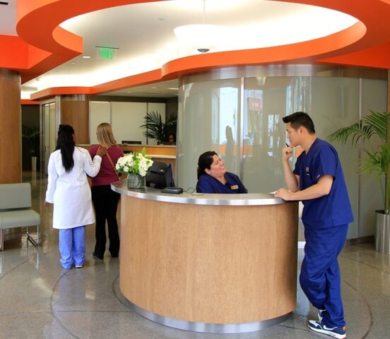 welcome desk at gohealth urgent care