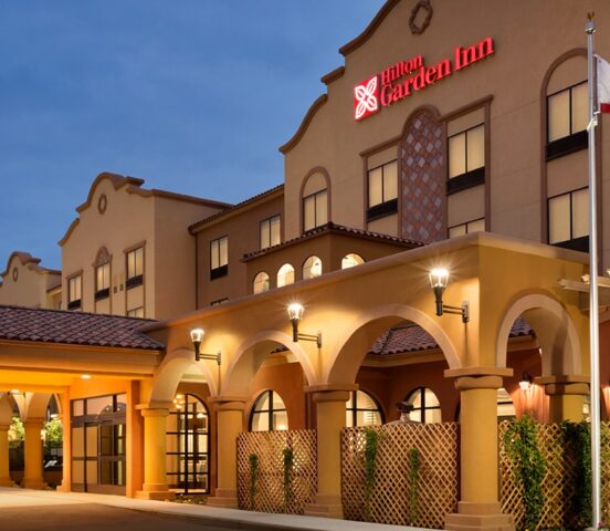 entrance at hilton garden inn in lompoc