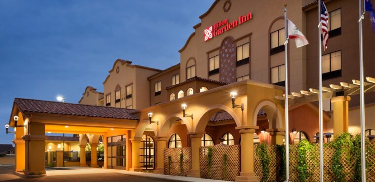 entrance at hilton garden inn in lompoc
