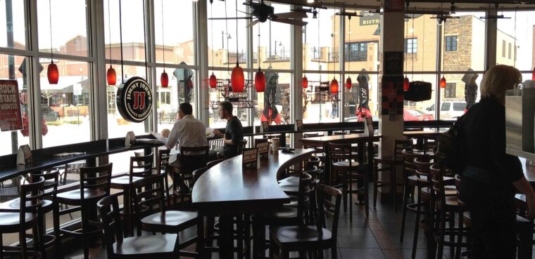 seating at jimmy johns in highland ranch, co