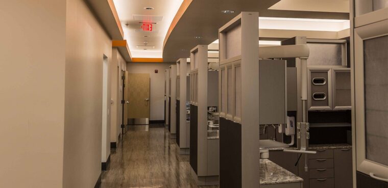 dental exam rooms at north east medical services