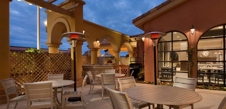 courtyard at hilton garden inn in lompoc