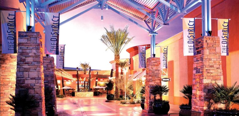 walkway at the desert ridge district marketplace