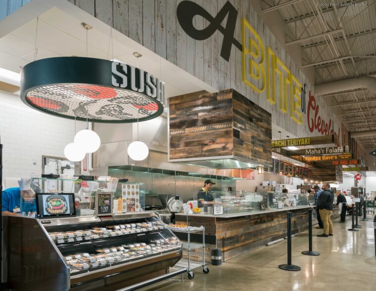 Interior view of Dave's Market