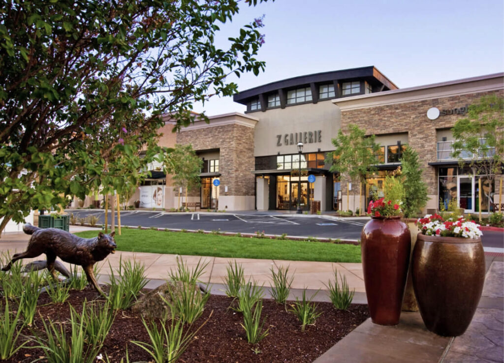 A retail center