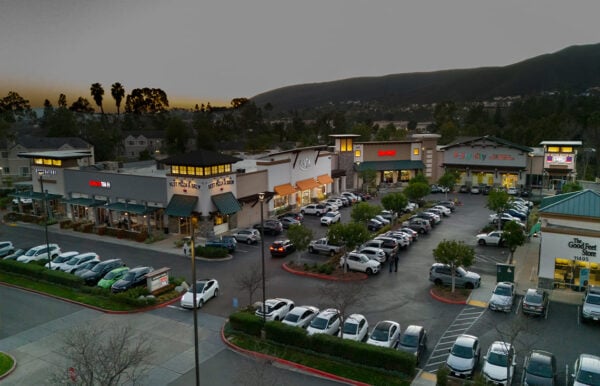 a shopping plaza