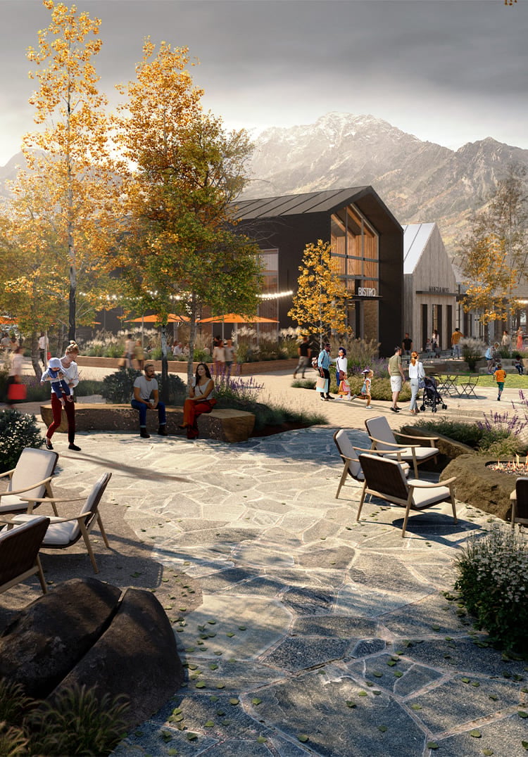Highland Mains retail plaza in Utah