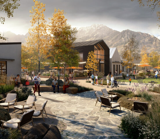 Highland Mains shopping concept