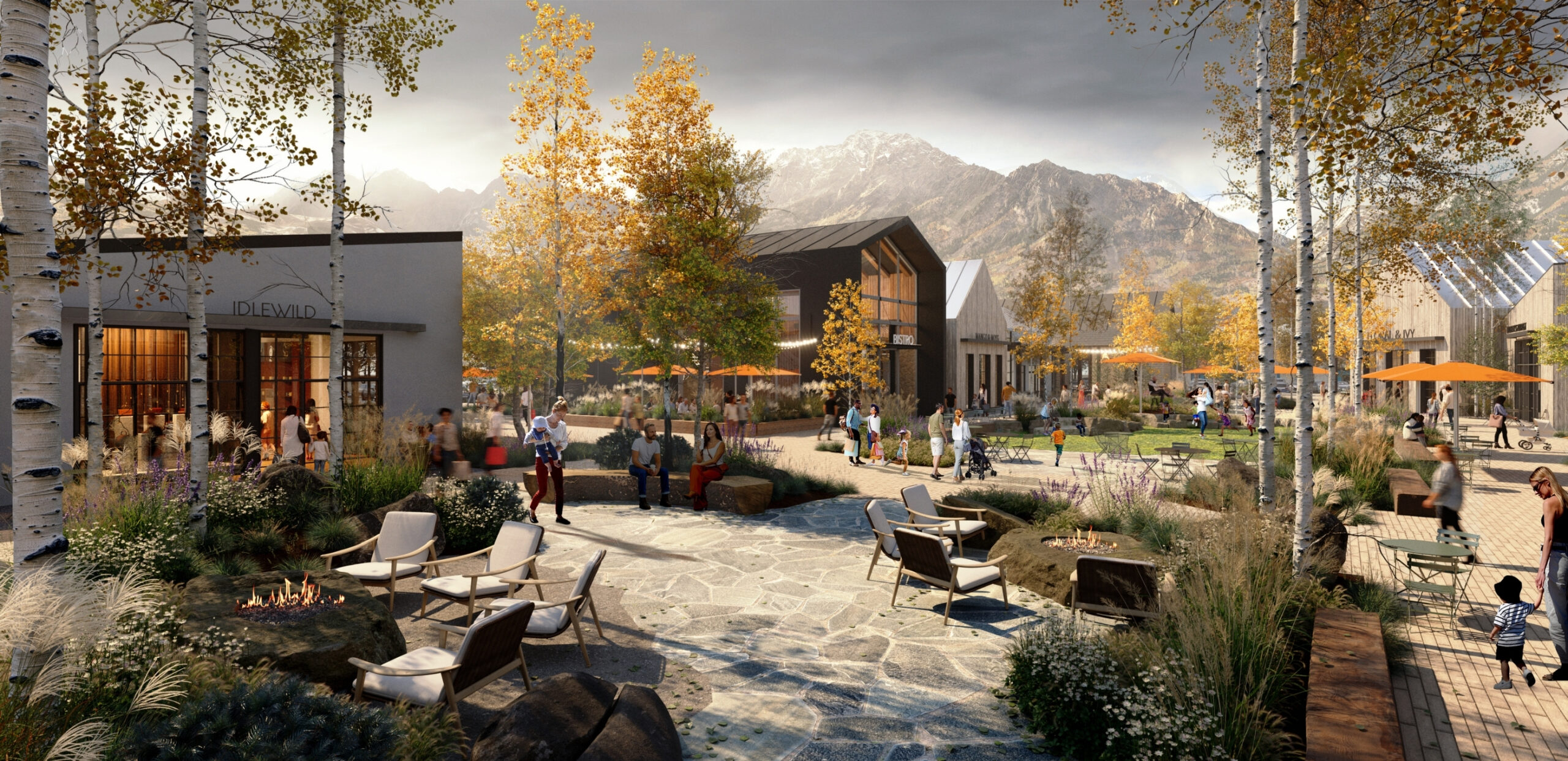 Highland Mains shopping concept