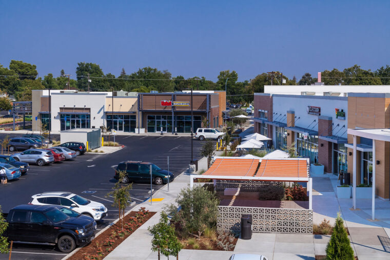 A retail center in Sacramento, CA
