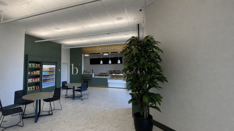The cafe at Fitness International