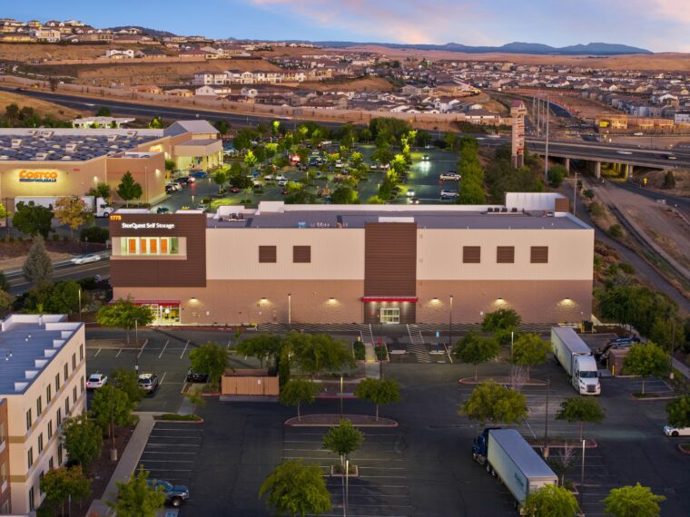 A storage facility in California