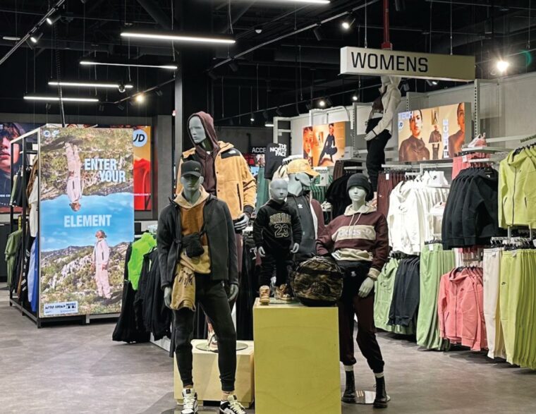 People shopping at JD Sports