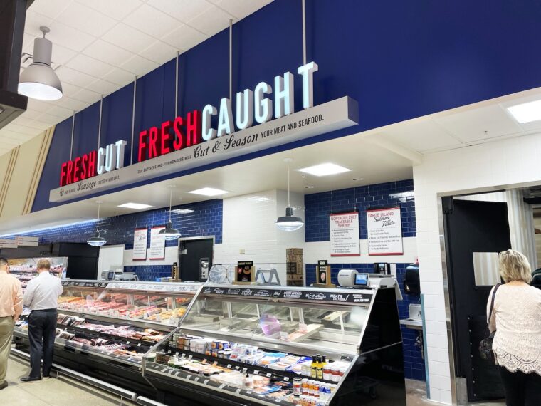 Deli counter at Lucky's Market