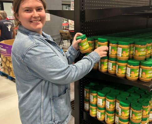 an mcg employee volunteering