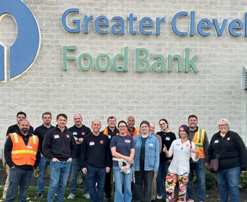 mcg employees at the Greater Cleveland Food Bank