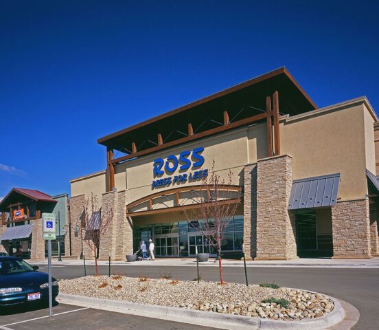 Exterior view of a retail store