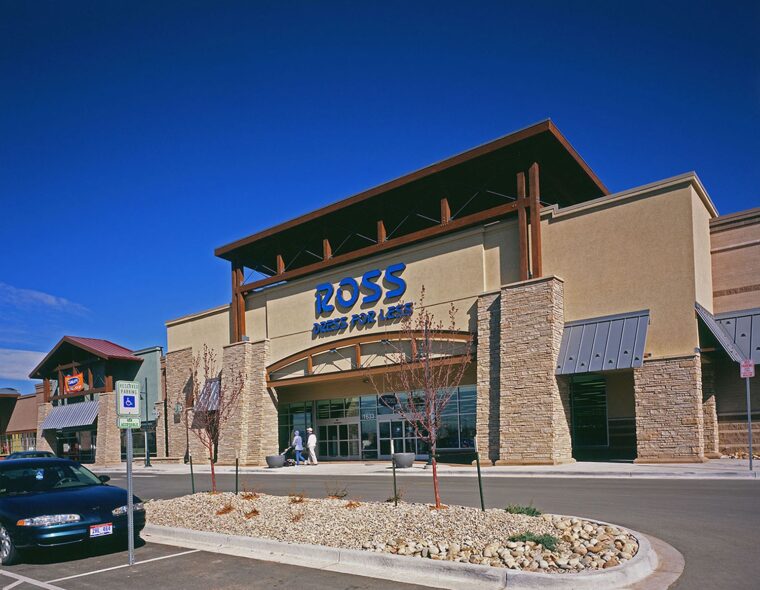 Exterior view of a retail store
