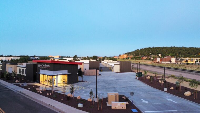 A storage facility in Flagstaff, AZ