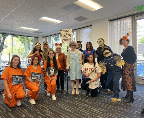mcg employees dressed for halloween