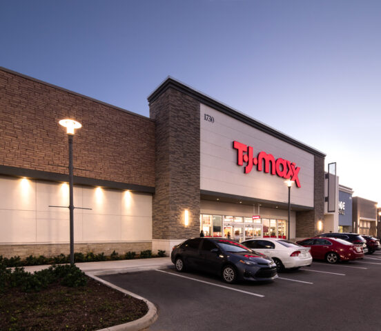 Exterior view of TJ Maxx