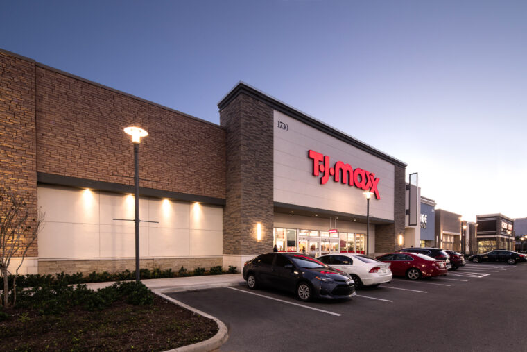 Exterior view of TJ Maxx