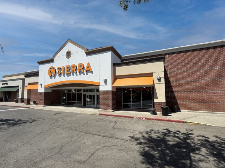 The exterior of a Sierra store