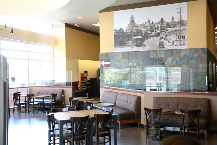 Interior view of Vons
