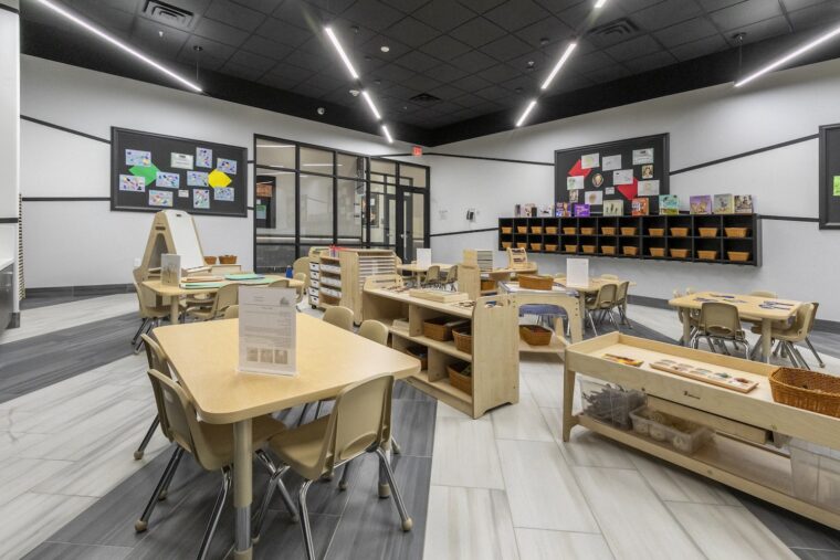 A children's play room at Children’s Learning Adventure