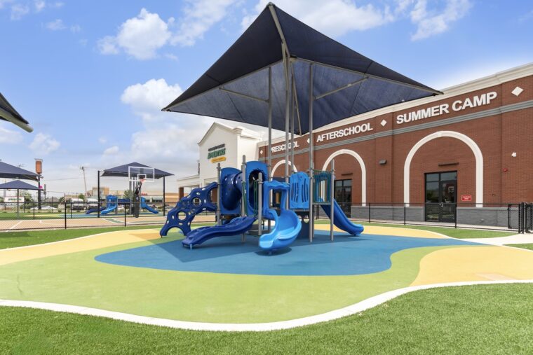 The playground at Children’s Learning Adventure