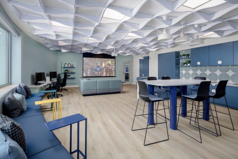 Seating at the Teen Lounge