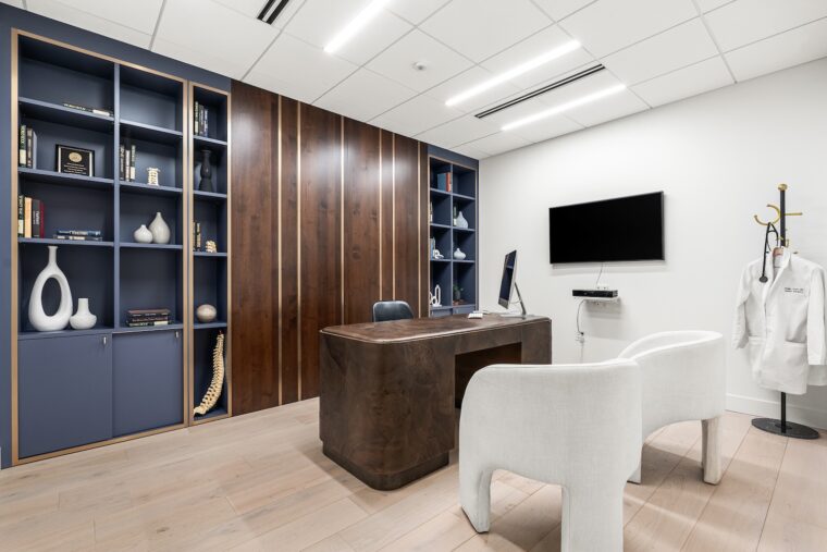 An office at The Orchard Spinal Clinic