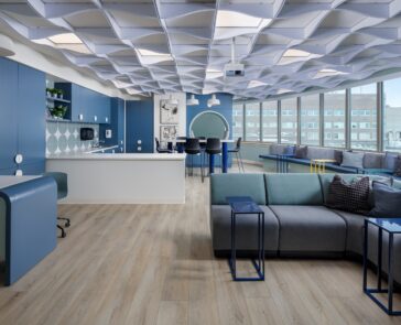 The Teen Lounge at a children's hospital in Denver, CO
